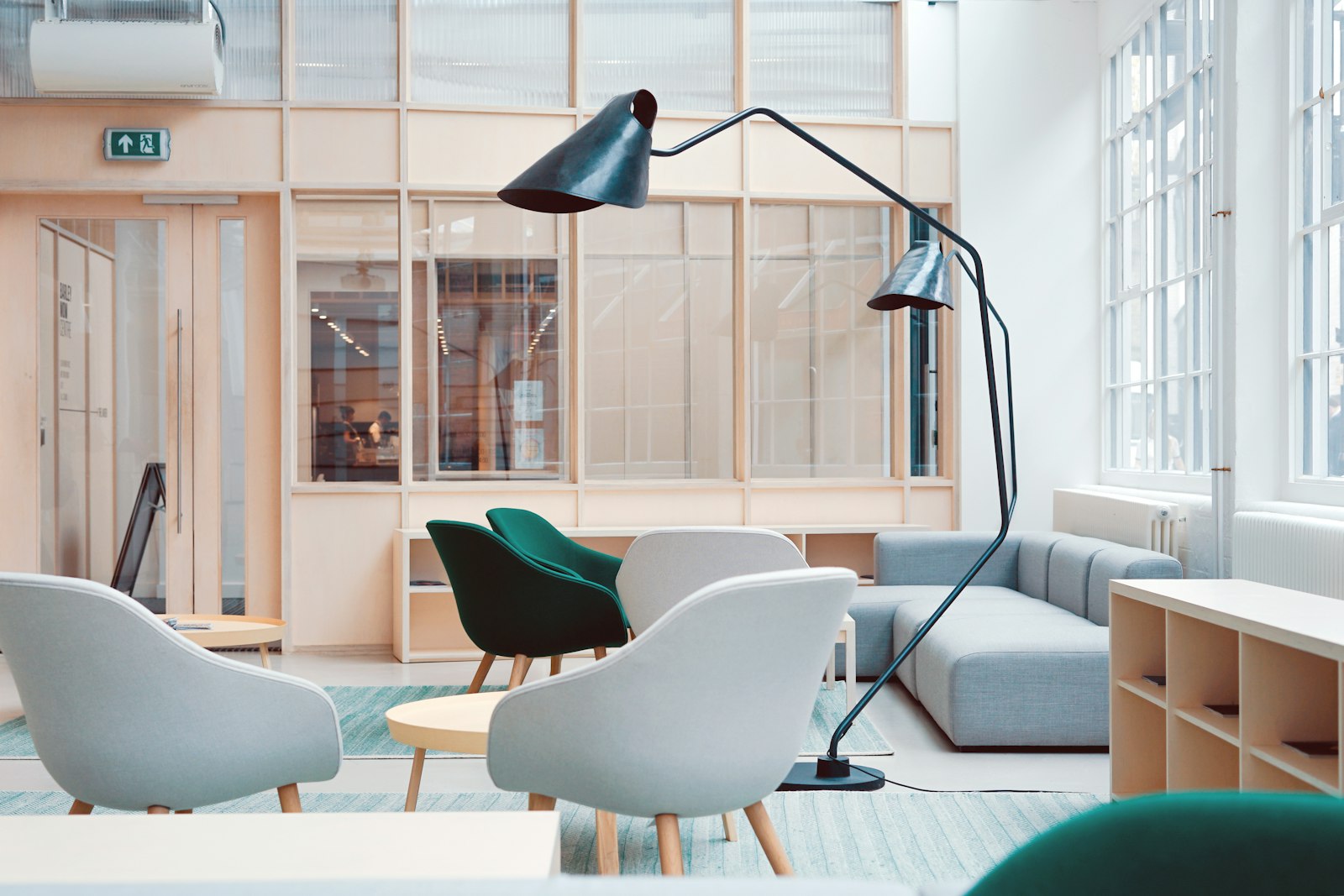 Architectural interior — the read